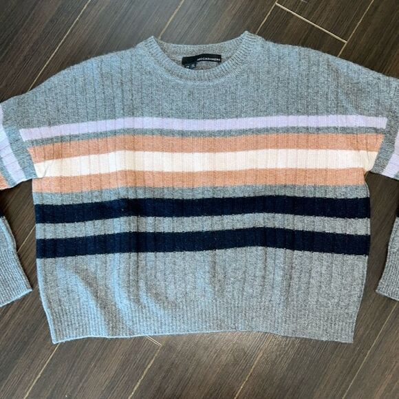 360Cashmere Striped Sweater, XS - Picture 3 of 8